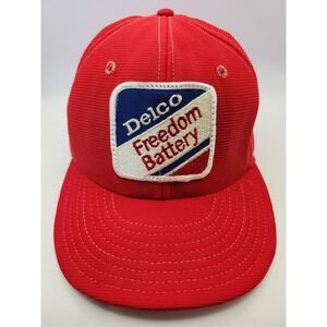 Delco Freedom Battery Vintage Snapback Cleaned And Sanitized